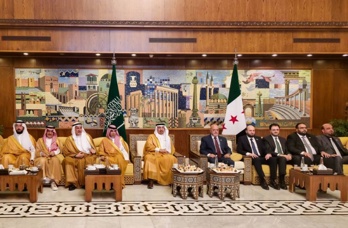 وفد اقتصادي سعودي رفيع يصل سوريا بتوجيهات ولي العهد