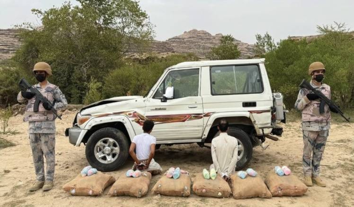 القبض على مهربي 120 كجم من القات في عسير