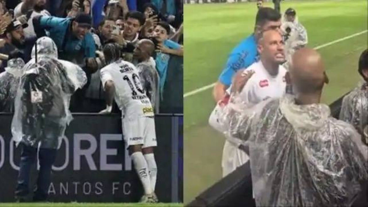 نيمار يلوح بالرحيل عن سانتوس بعد شجار مع مشجع