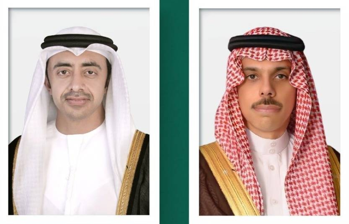 Talks between the foreign ministers of Saudi Arabia and the UAE on international developments