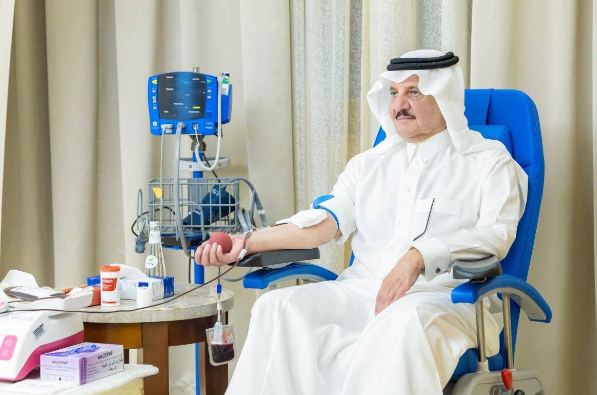 مشاركة أمير الشرقية في حملة التبرع بالدم الوطنية