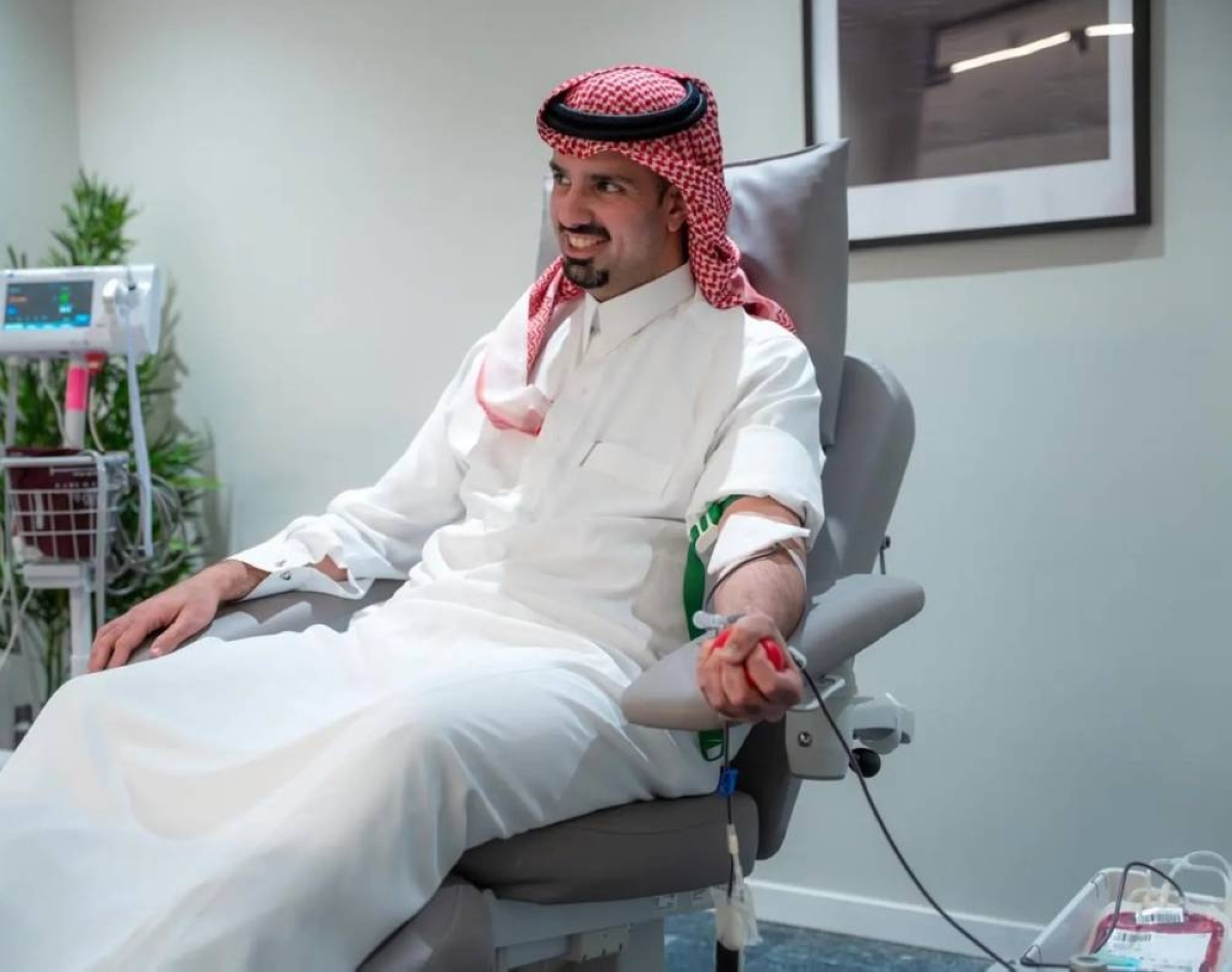 مشاركة أمين الرياض في حملة التبرع بالدم الوطنية