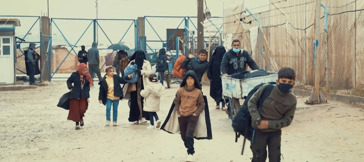 حملة أمنية في مخيم الهول لملاحقة داعش بواسطة قسد