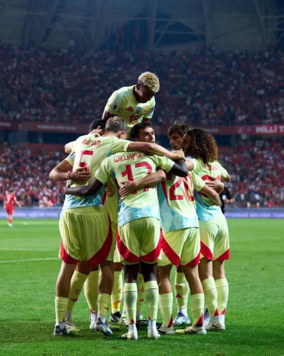 المنتخب الإسباني يحقق انتصارات ساحقة في المباريات الدولية