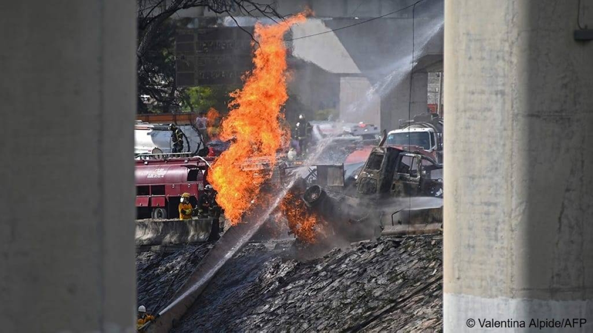 انفجار قوي يهز أكبر أحياء العاصمة المكسيكية