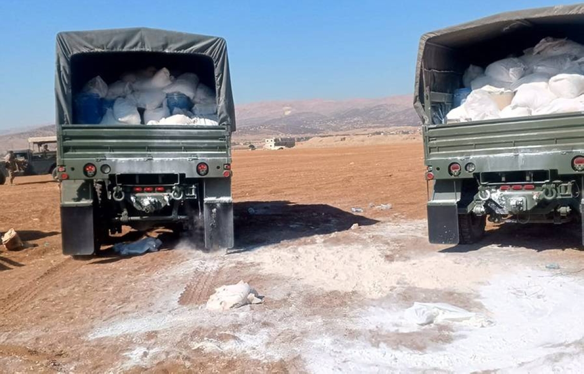 ضبط 64 مليون حبة كبتاغون في لبنان بواسطة الجيش