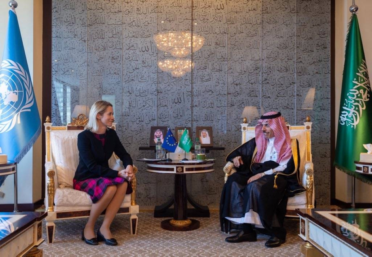 لقاء وزير الخارجية والممثلة العليا للاتحاد الأوروبي