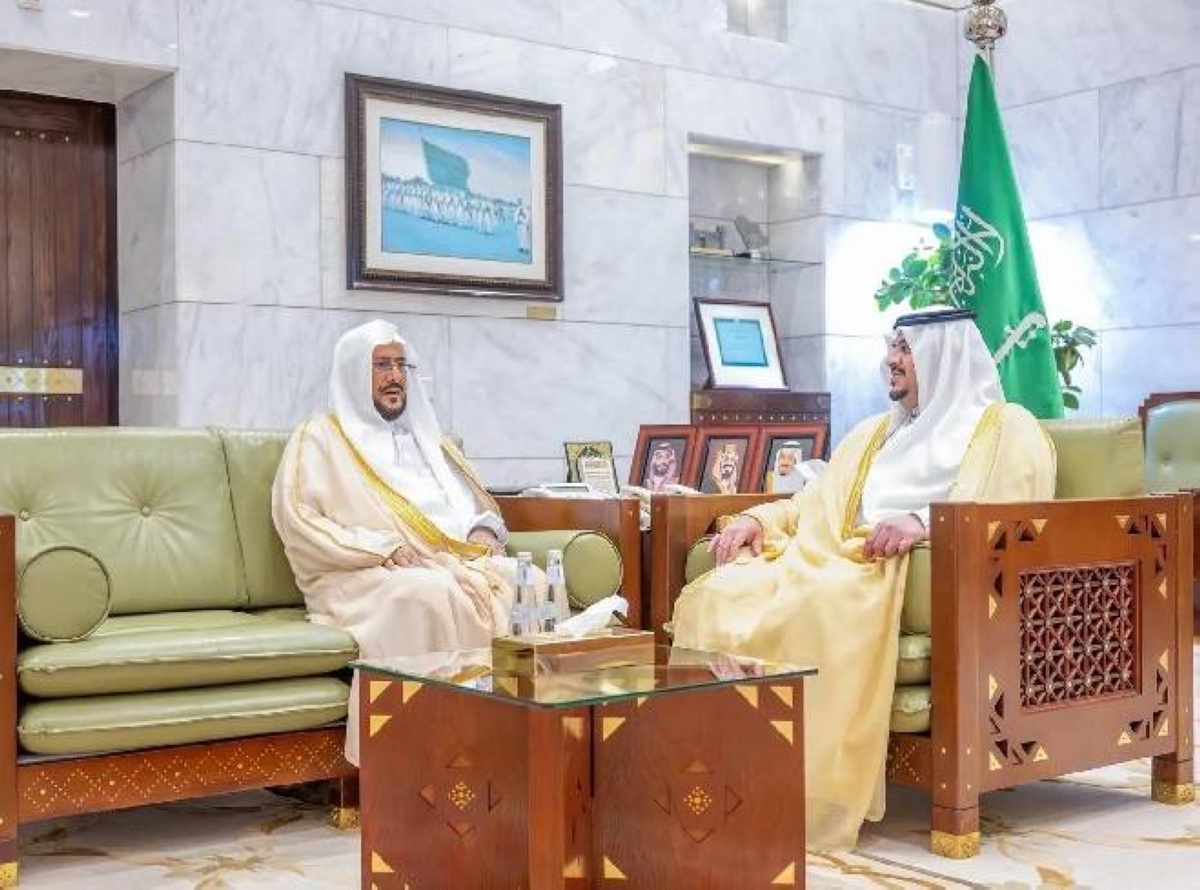 استقبال نائب أمير الرياض لوزير الشؤون الإسلامية