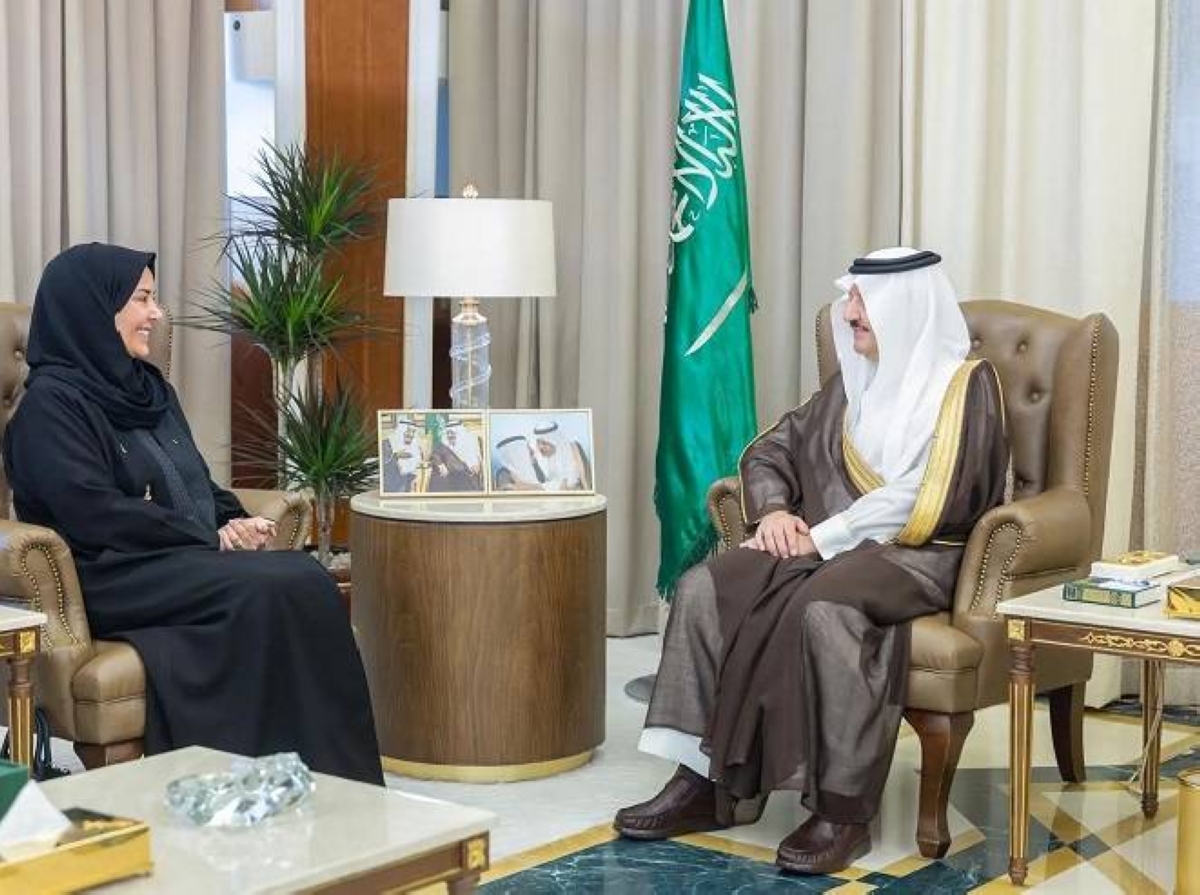 استقبال أمير الشرقية لرئيسة جمعية دعم أطفال السرطان