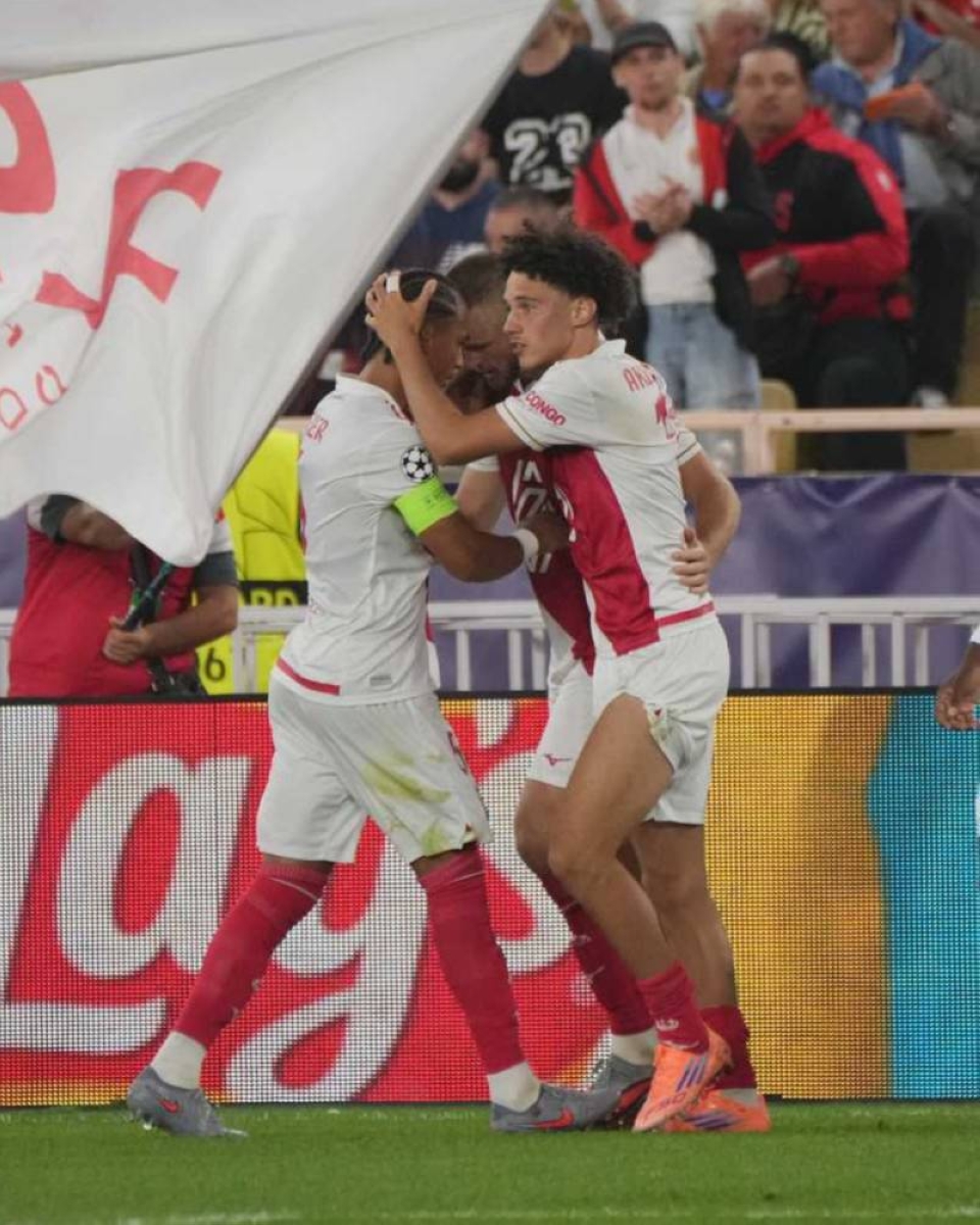 موناكو يتعادل مع مانشستر سيتي في دوري أبطال أوروبا