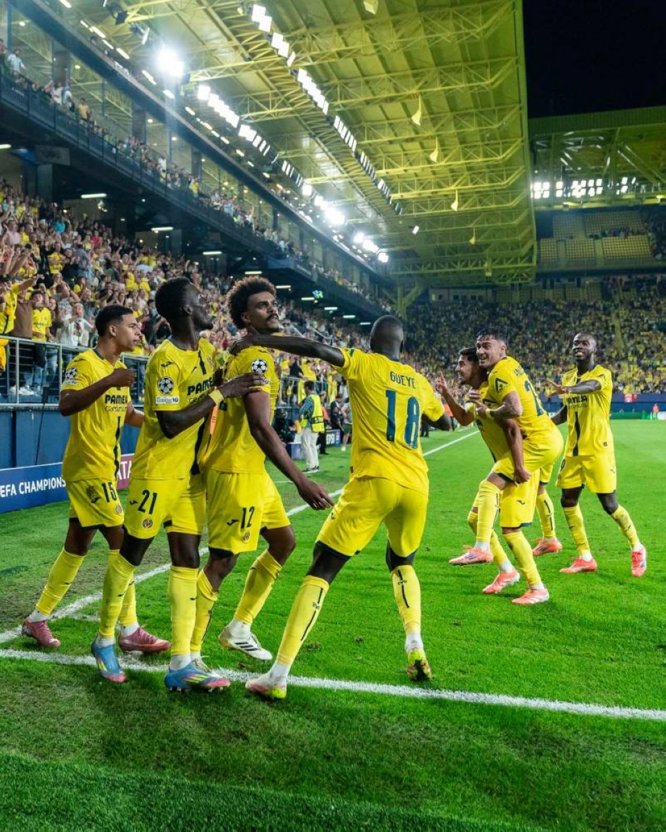 فياريال يعادل يوفنتوس بتعادل قاتل في دوري أبطال أوروبا