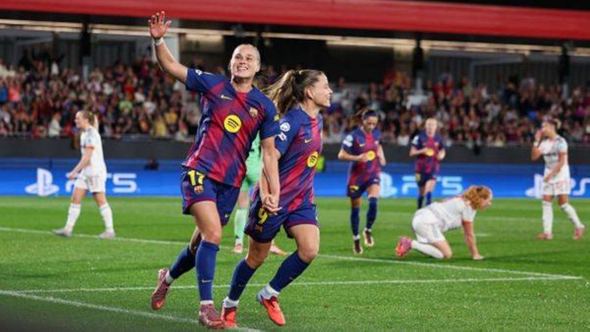سيدات برشلونة يكتسحن بايرن ميونخ بسباعية مذهلة