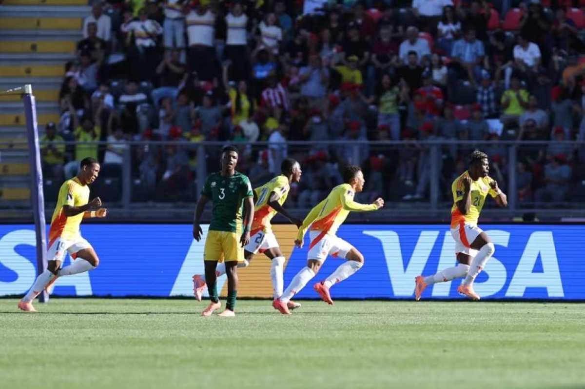 كولومبيا تهزم جنوب أفريقيا وتتأهل لربع نهائي مونديال الشباب
