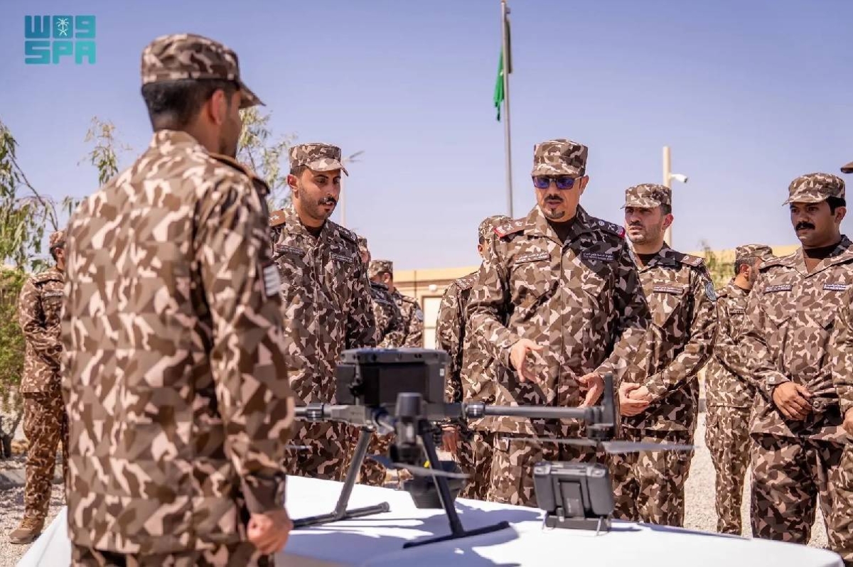 تفقد اللواء الحربي لقوة الأمن البيئي بالشرقية