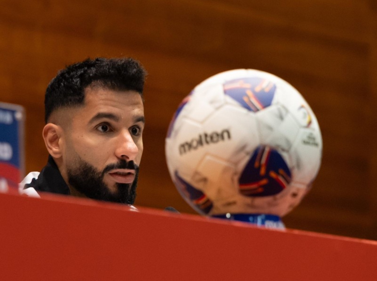 الشهري: نسعى للفوز على العراق والتأهل لكأس العالم