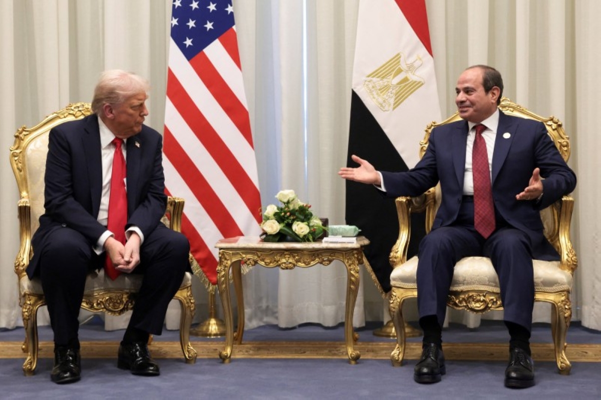 ترمب في مصر: مناقشة إعمار غزة على جدول الأعمال
