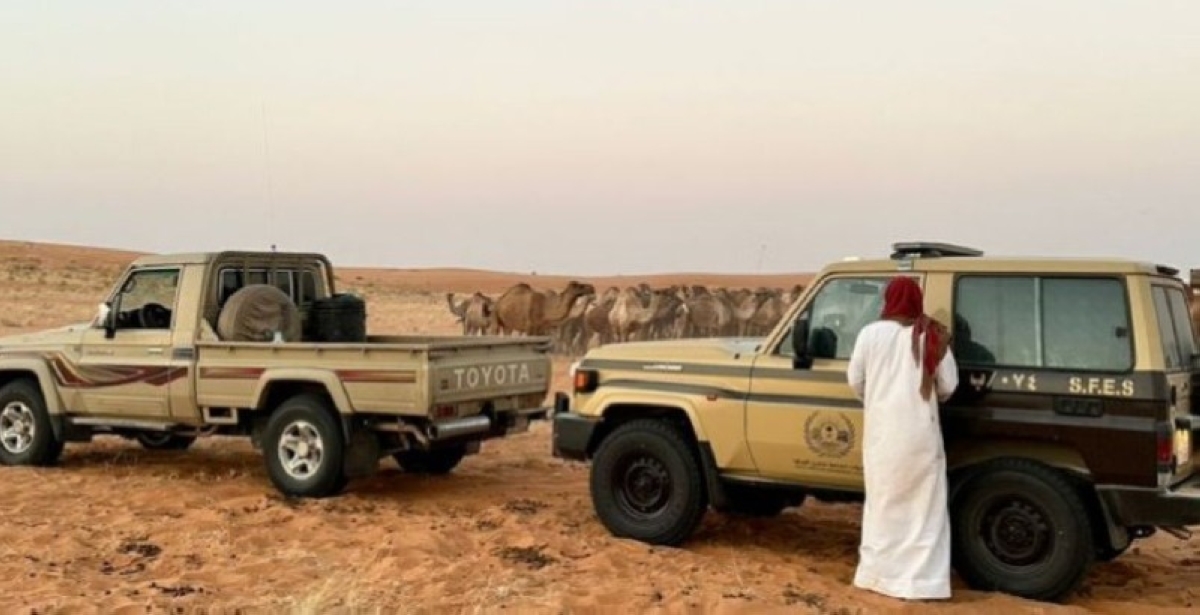 ضبط مواطن مخالف لنظام البيئة من قبل الأمن البيئي
