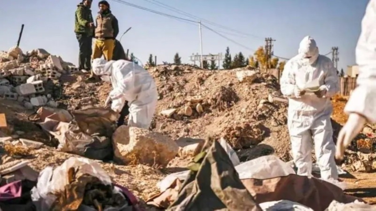 اكتشاف مقبرة جماعية في حمص بسوريا: تفاصيل وأبعاد