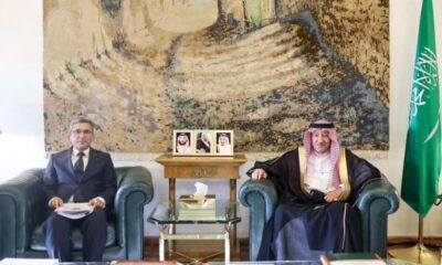 استقبال نائب وزير الخارجية لسفير تركمانستان بالمملكة