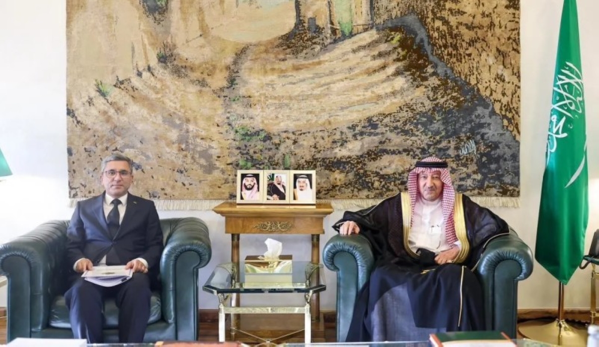 استقبال نائب وزير الخارجية لسفير تركمانستان بالمملكة