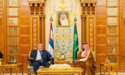 ولي العهد يعزز التعاون مع رئيس كوبا في لقاء مشترك