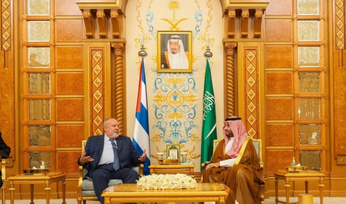 ولي العهد يعزز التعاون مع رئيس كوبا في لقاء مشترك