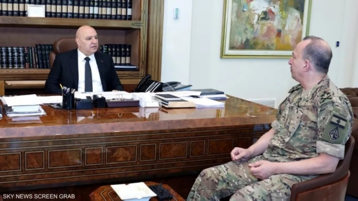 الرئيس اللبناني يدعو الجيش لمواجهة التوغل الإسرائيلي