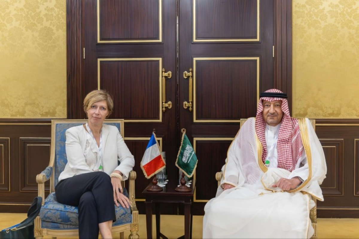 لقاء الخريجي ومستشارة الرئيس الفرنسي لشؤون الشرق الأوسط