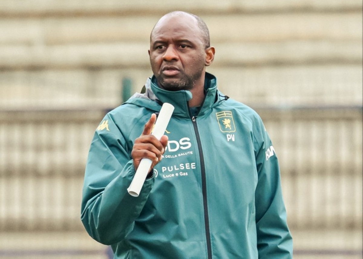 جنوة الإيطالي يقيل باتريك فييرا من منصبه كمدرب