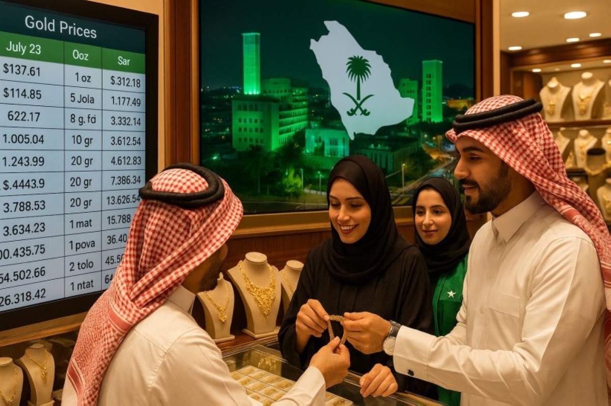 ارتفاع أسعار الذهب في السعودية مع صعود الأونصة عالميًا