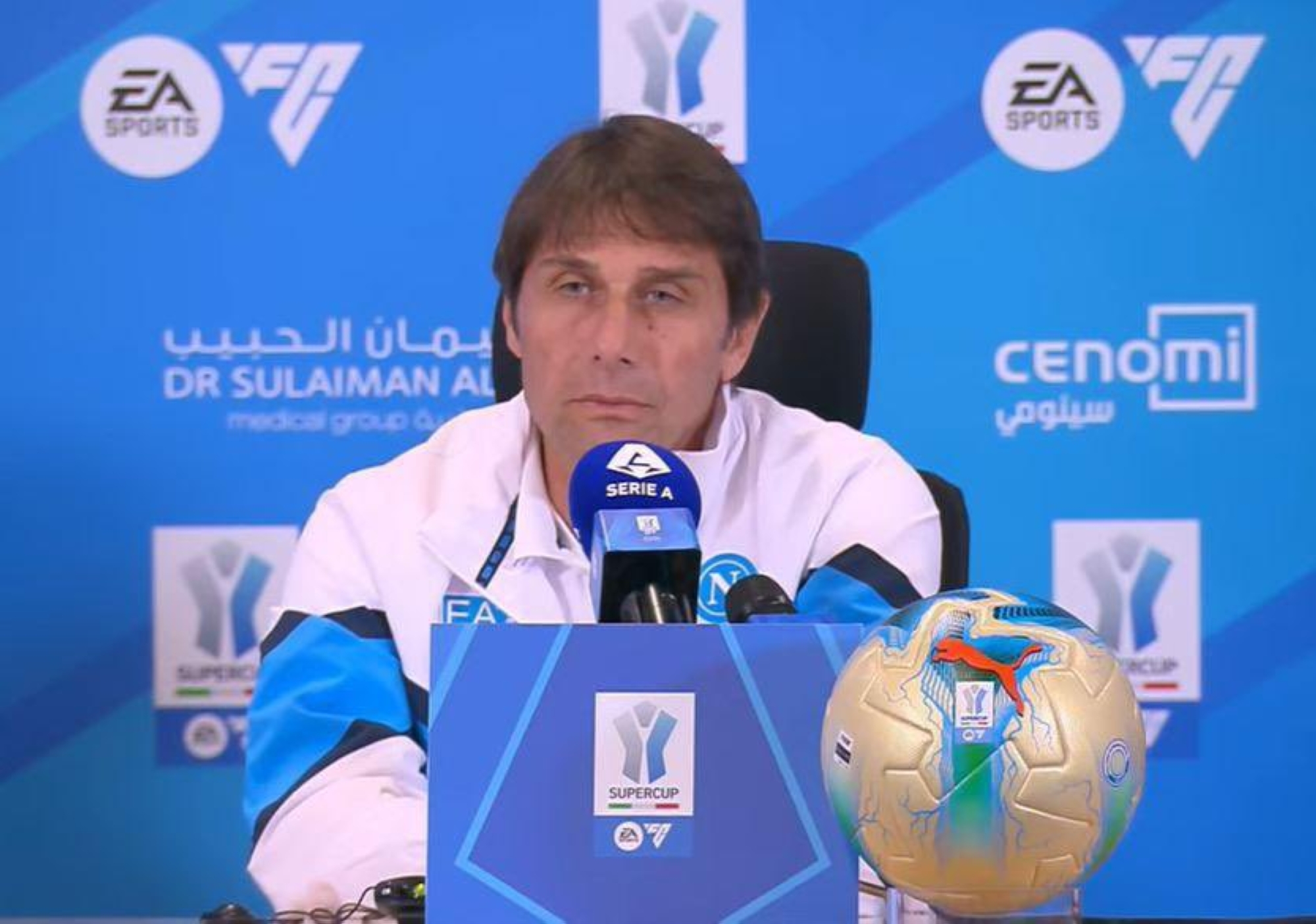 Conte and Napoli fans in Saudi Arabia: Details of the 2025 Italian Super Cup