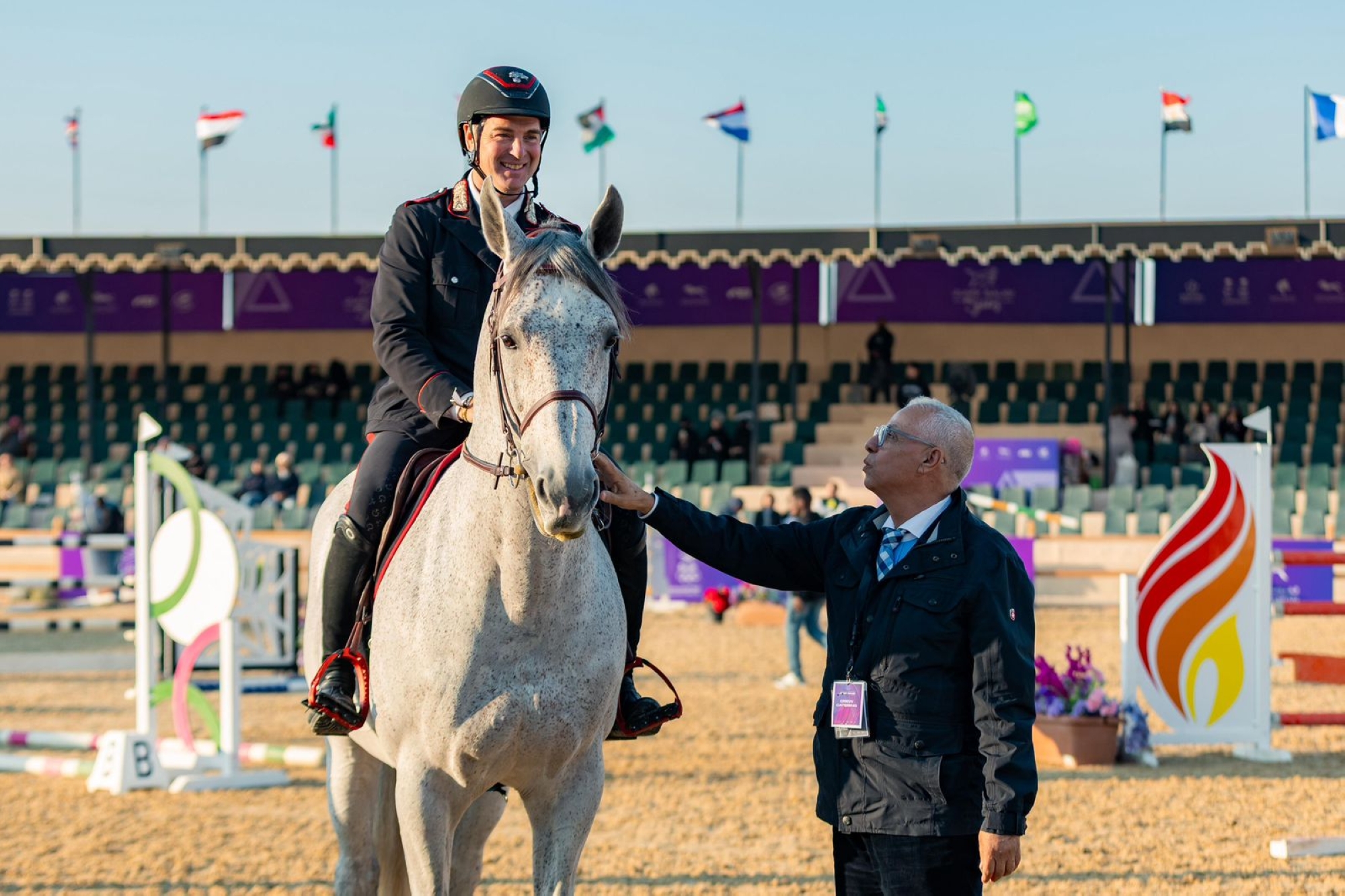 إيمانويل جاوديانو: قصة نجاح الفارس الإيطالي في قفز السعودية