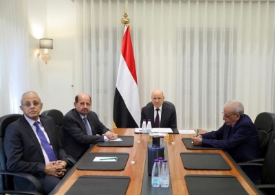 رئيس مجلس القيادة الرئاسي اليمني رشاد العليمي