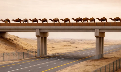 السعودية: معابر وسياج للإبل لتعزيز السلامة على الطرق السريعة