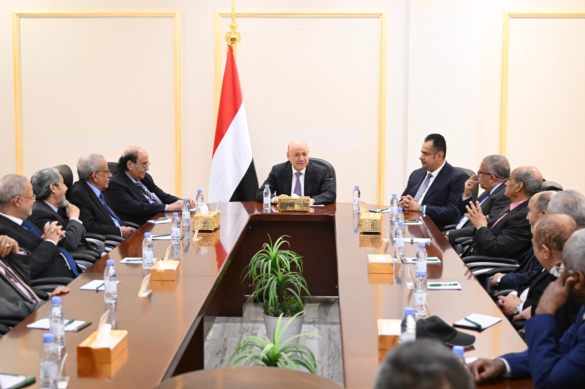 العليمي: إنهاء وجود الإمارات العسكري خطوة لتصحيح مسار التحالف