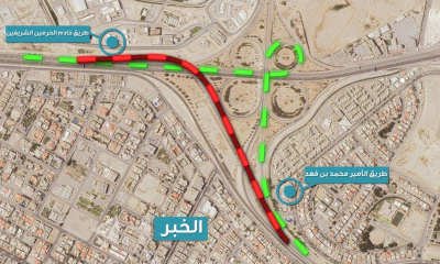 صيانة جسور طريق الأمير محمد بن فهد بالظهران ضمن رؤية 2030