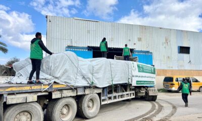 قافلة مساعدات سعودية جديدة تصل غزة للتخفيف من الأزمة الإنسانية