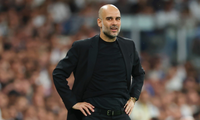 جوارديولا وقلق ديربي مانشستر أمام يونايتد بقيادة كاريك