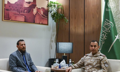 قائد القوات المشتركة ومحافظ عدن يبحثان أمن العاصمة المؤقتة