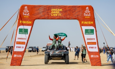 ناصر العطية يفوز برالي داكار السعودية 2026 للمرة السادسة