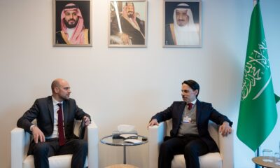 Saudi-French talks in Davos to enhance regional security and stability