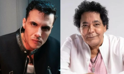 Mohamed Mounir and Amir Eid in a Ramadan 2026 advertisement in Aswan