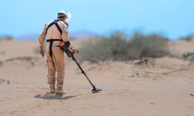 مشروع مسام ينزع 2100 لغم في اليمن خلال أسبوع واحد