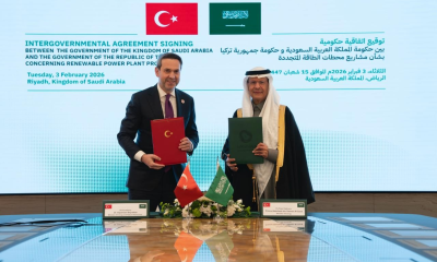 السعودية وتركيا: اتفاقية طاقة متجددة بقدرة 5000 ميجاواط