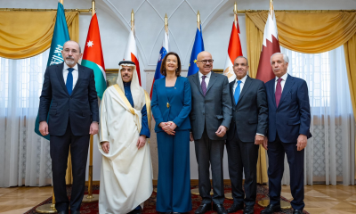 مباحثات عربية سلوفينية في ليوبليانا لدعم غزة وحل الدولتين