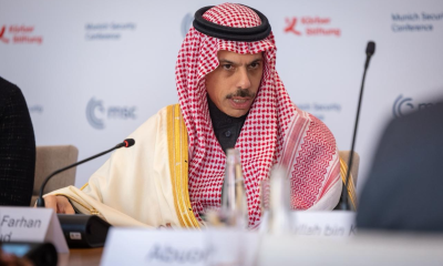 Faisal bin Farhan engages in dialogue with leaders of Munich Youth 2026 regarding international crises