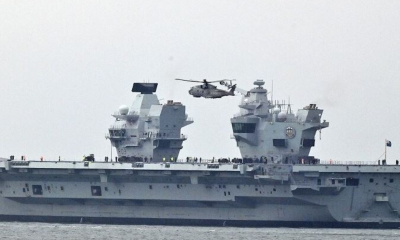 بريطانيا تنشر حاملة طائرات بالقطب الشمالي لردع روسيا